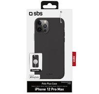 sbs TEMAGSFCOVIP12PMK Polo Plus Case for iPhone 12 Pro Max (black)