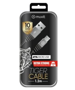 Tiger Ultra Resistant Cable Micro USB 1.2M 2.4A (grey)