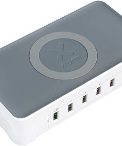 Alternative view of Xtorm Power Hub Vigor Wireless (grey/white)