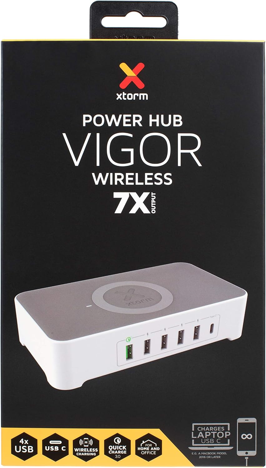 Power Hub Vigor Wireless (pelēks/balts) - Image 3