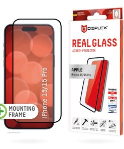 Alternative view of Displex Real Glass FC Apple iPhone 15/15 Pro