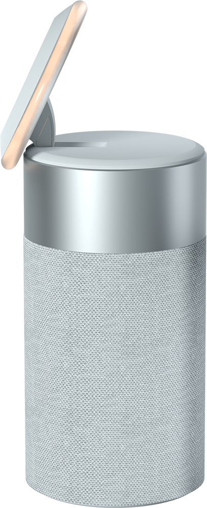 Force Play Bluetooth® Speaker with MagSafe charger (15W + 5W) Silver - Lifetime Warranty