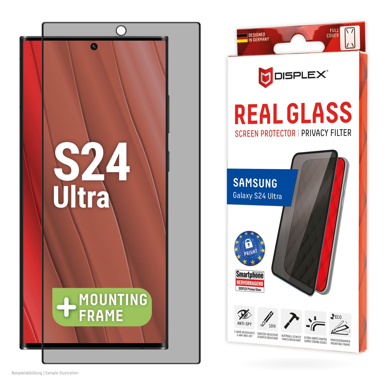 Displex Privacy Glass Samsung Galaxy S24 Ultra