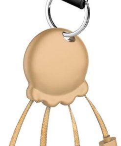 Alternative view of Xoopar Multi USB Cable with Integrated Battery - Octopus Booster 2 in 1 Cable with integrated 1000 mAh Power Bank Gold