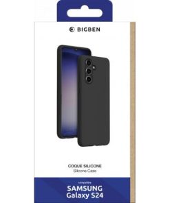 Alternative view of Bigben Soft Touch Silicone Case Galaxy S24 Color  Black