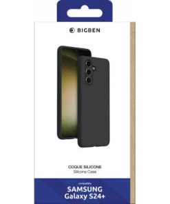 Alternative view of Bigben Soft Touch Silicone Case Galaxy S24 Plus Color Black