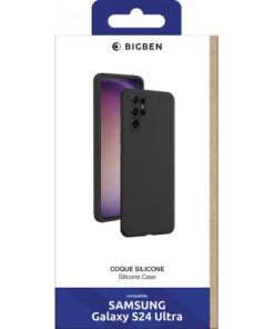 Alternative view of Bigben Soft Touch Silicone Case Galaxy S24 Ultra Color Black