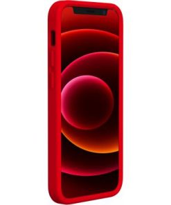 Alternative view of Bigben iPhone 12 mini SoftTouch Silicone Case Red