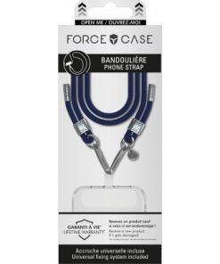 Alternative view of Force Case Adjustable Length Phone Strap Cord Blue - Universal