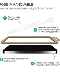 Alternative view of Bigben iPhone 15 2.5D Screen protector + SmartFrame™