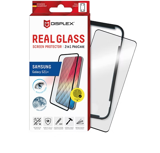 Displex Real Glass Screen Protector 2in1 ProCare Samsung Galaxy S21 +