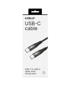 Celly USB-C to USB-C Cable 60W