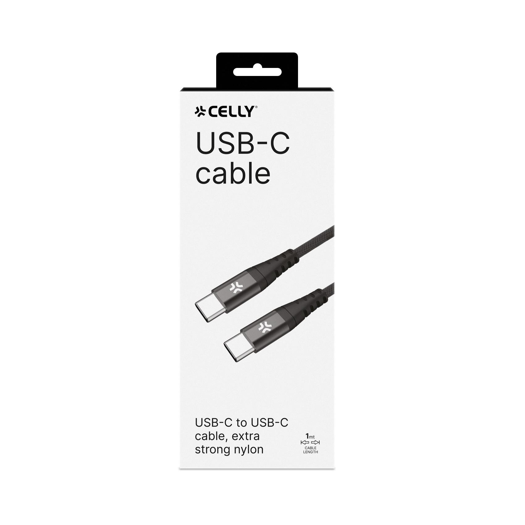 Celly USB-C to USB-C Cable 60W
