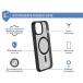 Alternative view of Force Case iPhone 15 MagSafe Compatible AIR FROST reinforced Case Frost Black - Lifetime Warranty