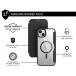 Alternative view of Force Case iPhone 15 Reinforced Folio Case MagSafe Compatible Black - Lifetime Warranty
