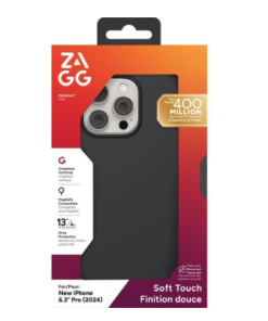 ZAGG Cases Manhattan Snap Apple iP16 Pro Black