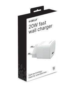 Alternative view of Celly - TC1USBC20WEVO - 20W USB-C Wall Charger