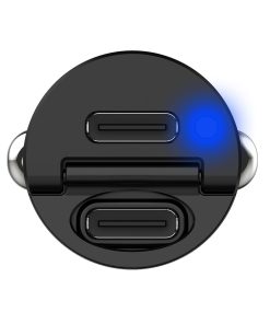 Alternative view of Celly - CCMINI2USBC - 30W 2 USB-C Mini Car Charger