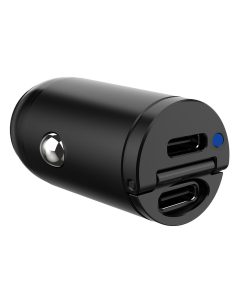 Celly - CCMINI2USBC - 30W 2 USB-C Mini Car Charger