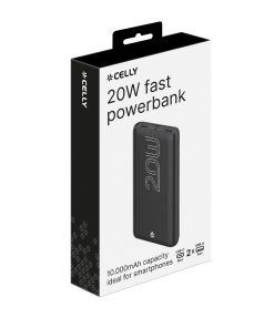 Alternative view of Celly - PBPD10000EVO - 20W Powerbank PD 10000 mAh