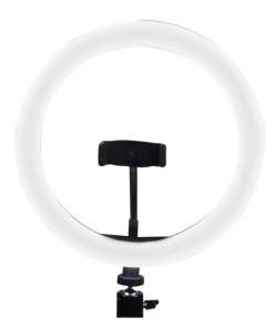 Alternative view of KSIX Light Ring, Adjustable 1,60 m tripod, 3 temperatures, 10 light intensities, 1.000 lumens