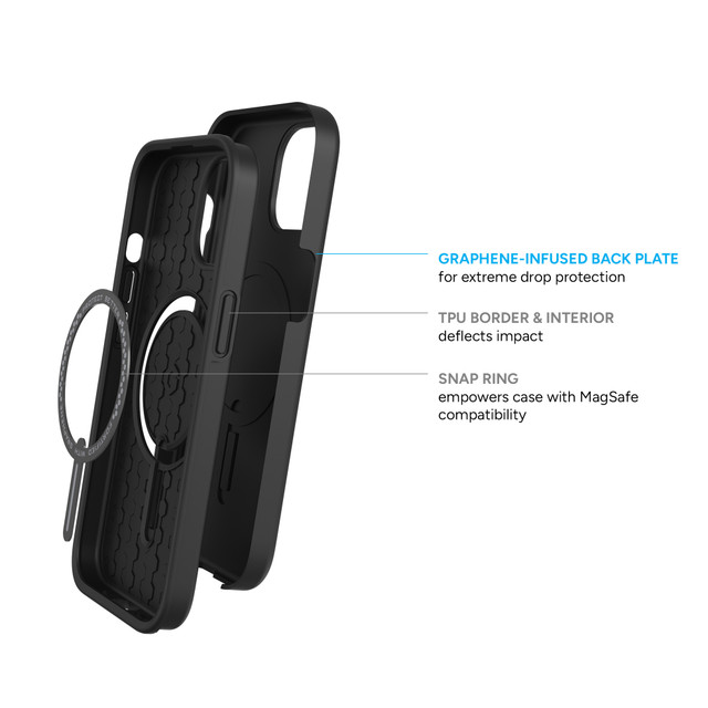 ZAGG Denali Snap w/ kickstand For iPhone 15/14/13 MagSafe Compatible Case with Dual Layer Impact Protection - Image 4