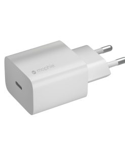 Mophie 20W USB-C PD wall adapter, Up to 20W of fast charging power for USB-C devices.