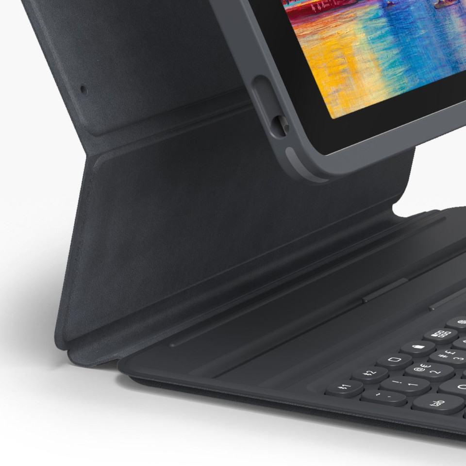 ZAGG Pro Keys For 10.2-inch iPad (Gen 7, 8 & 9) Wireless Keyboard and Detachable Case (French) - Image 3