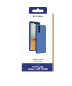 Bigben Samsung G A15 4G&5G SoftTouch Silicone Case Blue