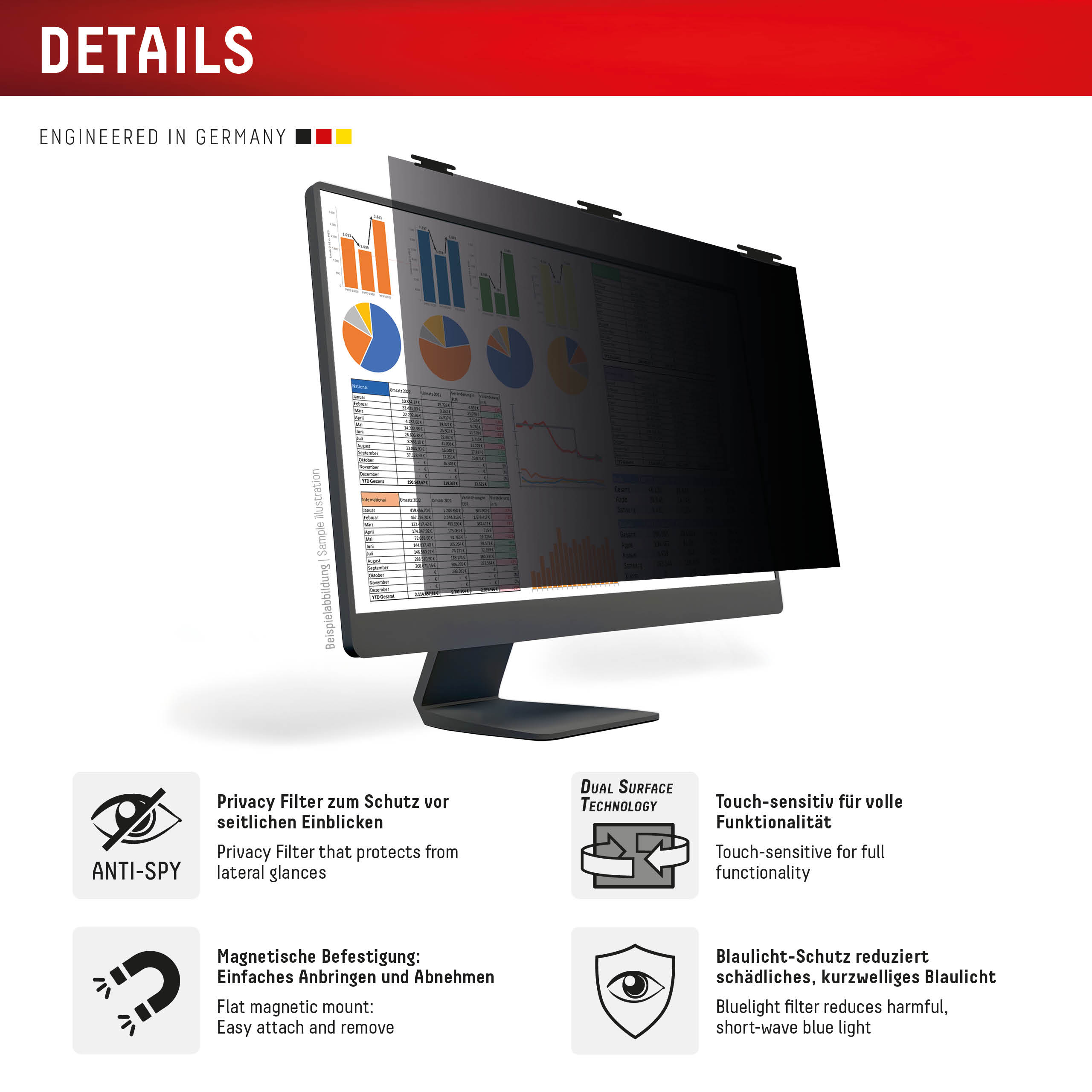 DISPLEX Privacy Safe Desktop Uni 21,5" (16:9) - Image 10