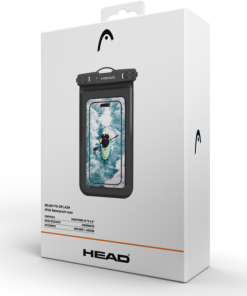 Alternative view of HEAD Waterproof Floating Pouch, IPX8 floating waterproof case, mobile up to 6.8 inches, universal, black & white