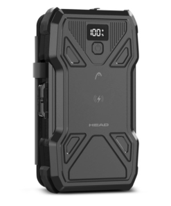 HEAD Solar Powerbank 10,000 mAh, 22.5 W, Power Delivery, Simultaneous Charging, Wireless Charging, Cable included, Black