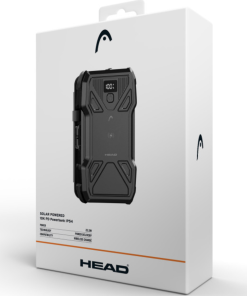 Alternative view of HEAD Solar Powerbank 10,000 mAh, 22.5 W, Power Delivery, Simultaneous Charging, Wireless Charging, Cable included, Black