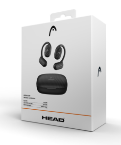 Alternative view of HEAD Open Ear Wireless Earphones, 6+24 h Battery Life, Touch Control, Calling, Voice Assistants, IPX4, Black
