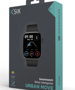 Alternative view of Smartwatch KSIX Urban Move, AMOLED 2.06” Display, 5 days battery life, Sports & Health Modes, Hands-Free, IP67, Black