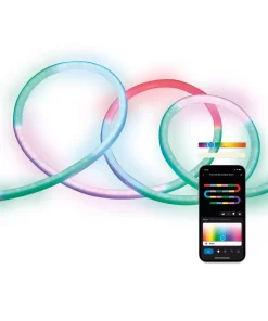 KSIX SmartLED outdoor flexible neon strip, 5m, WiFi + APP, 32W, 380lm, Dream Color RGBIC, IP65, Fixing clips included