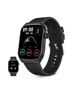 Smartwatch KSIX Urban Move, AMOLED 2.06” Display, 5 days battery life, Sports & Health Modes, Hands-Free, IP67, Black